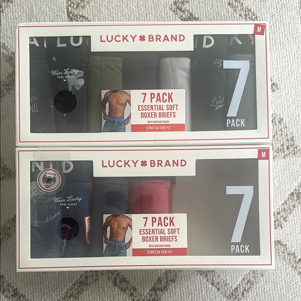 Lucky Brand Men's Boxer Briefs 7-Pack - Multicolor
